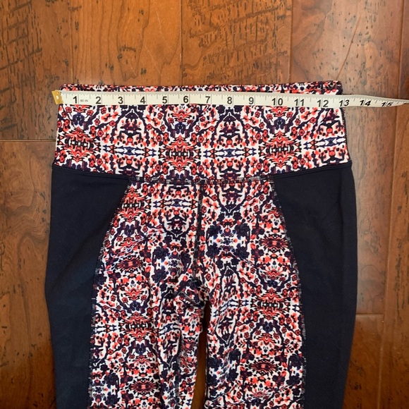 Athleta // practically nwot paisley Capri small - Picture 4 of 13